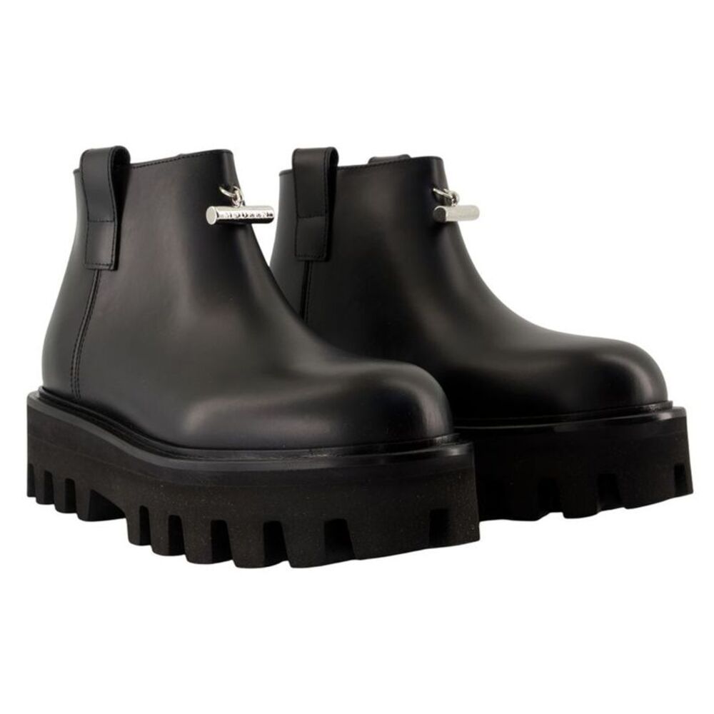 Ankle Boots - Alexander McQueen - Leather - Black - Picture 2 of 2